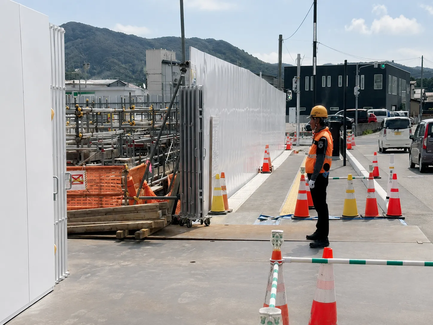 工事現場での警備・交通誘導